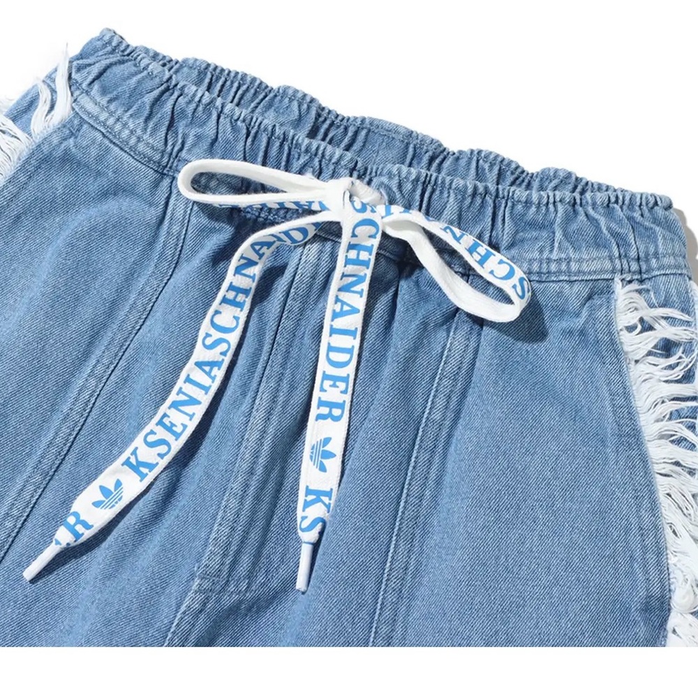 Adidas x KSENIA SCHNAIDER High-Rise Wide Leg Jeans